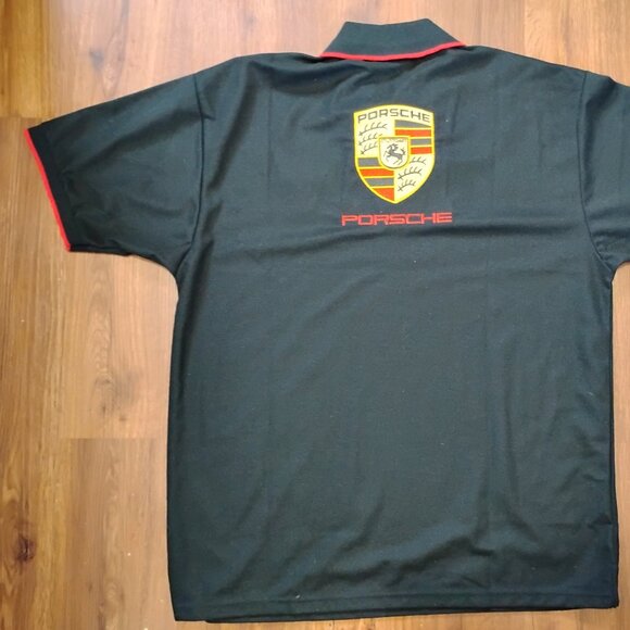 Deadstock Porsche Polo Shirt Back Hit - Picture 6 of 7